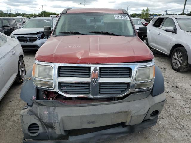 1D8GU28KX7W557138 - 2007 DODGE NITRO SXT RED photo 5