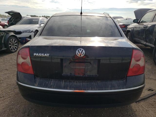 WVWAD63B85E078769 - 2005 VOLKSWAGEN PASSAT GLS BLACK photo 6