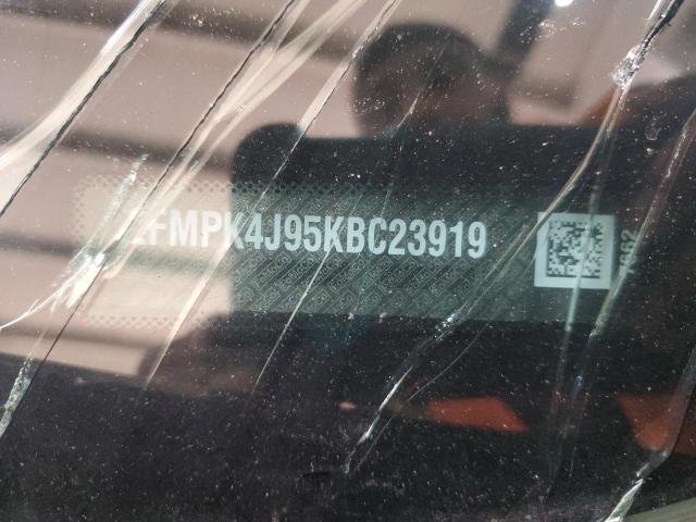 2FMPK4J95KBC23919 - 2019 FORD EDGE SEL BLACK photo 13
