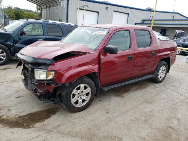 2HJYK16206H539570 - 2006 HONDA RIDGELINE RT MAROON photo 1