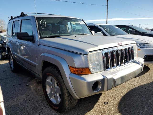 1J8HG48K67C685926 - 2007 JEEP COMMANDER SILVER photo 1