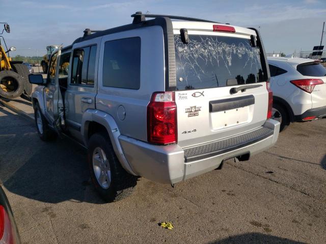 1J8HG48K67C685926 - 2007 JEEP COMMANDER SILVER photo 3