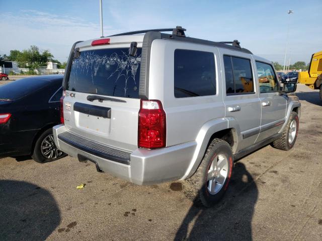 1J8HG48K67C685926 - 2007 JEEP COMMANDER SILVER photo 4