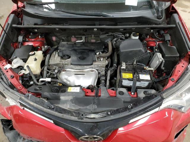 JTMBFREV3HJ153980 - 2017 TOYOTA RAV4 LE RED photo 12
