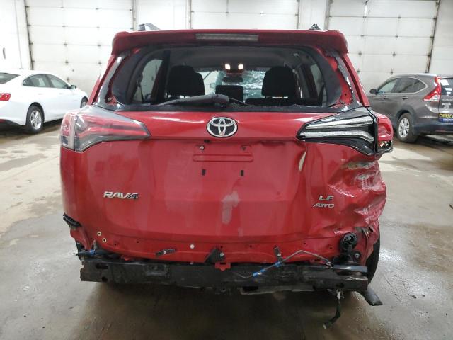 JTMBFREV3HJ153980 - 2017 TOYOTA RAV4 LE RED photo 6