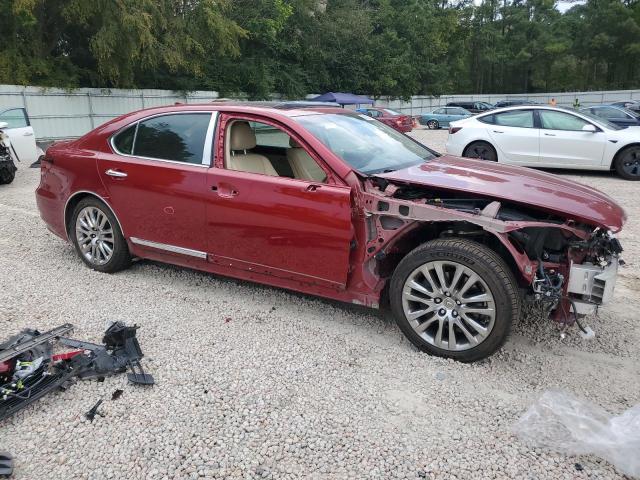 JTHGL5EF3E5053123 - 2014 LEXUS LS 460L RED photo 4