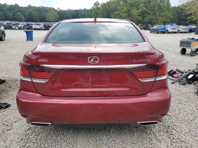 JTHGL5EF3E5053123 - 2014 LEXUS LS 460L RED photo 6