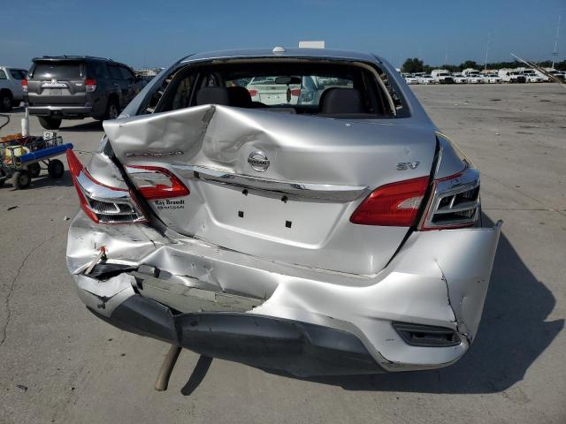 3N1AB7APXKL607082 - 2019 NISSAN SENTRA S SILVER photo 6