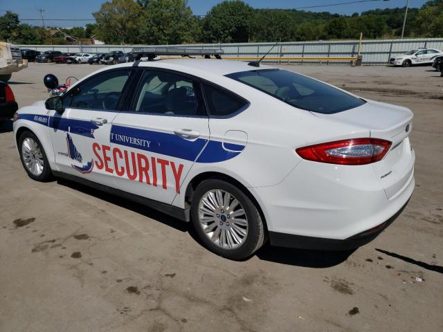 3FA6P0UU7FR176884 - 2015 FORD FUSION S HYBRID WHITE photo 2