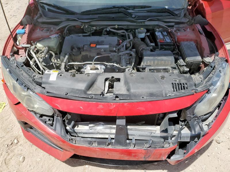 2HGFC2F51GH552534 - 2016 HONDA CIVIC LX RED photo 11