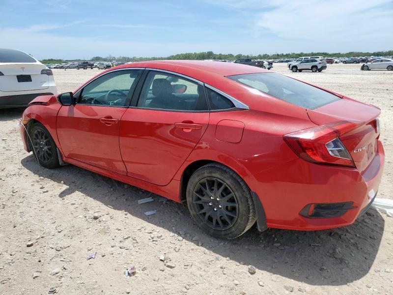 2HGFC2F51GH552534 - 2016 HONDA CIVIC LX RED photo 2
