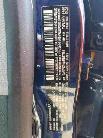 ZASFAKPN0J7B77684 - 2018 ALFA ROMEO STELVIO SPORT ლურჯი ფოტო 14