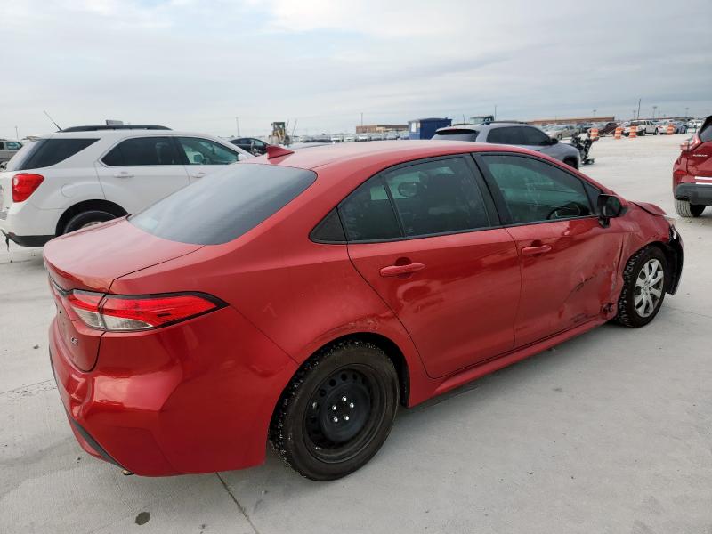 5YFEPMAE5MP255001 - 2021 TOYOTA COROLLA LE Rot Foto 3