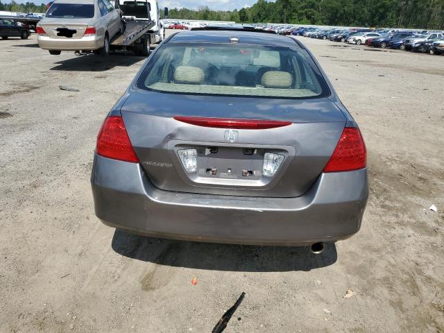 1HGCM56747A074904 - 2007 HONDA ACCORD EX GRAY photo 6