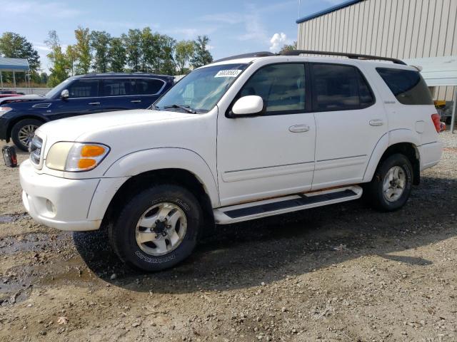 5TDBT48A22S102498 - 2002 TOYOTA SEQUOIA LIMITED WHITE photo 1