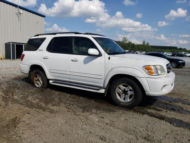 5TDBT48A22S102498 - 2002 TOYOTA SEQUOIA LIMITED WHITE photo 4