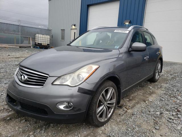 JN1AJ0HR5BM850595 - 2011 INFINITI EX35 BASE GRAY photo 2