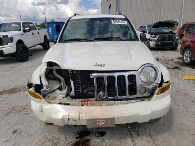 1J4GL58K66W132849 - 2006 JEEP LIBERTY LIMITED WHITE photo 5