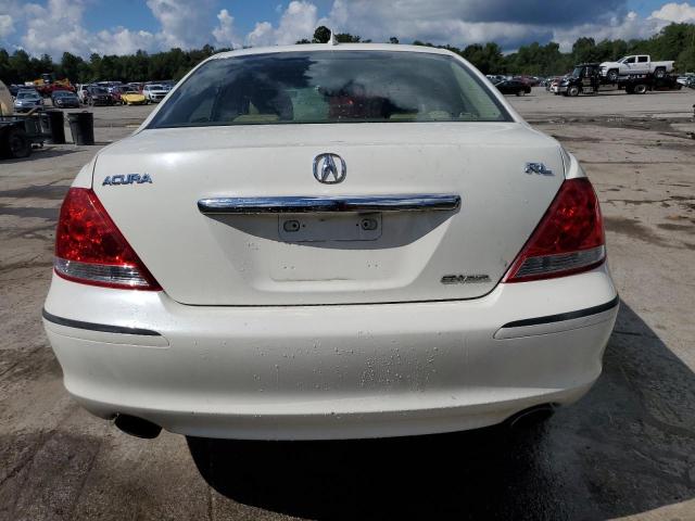 JH4KB16575C010976 - 2005 ACURA RL WHITE photo 6