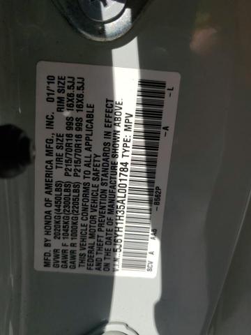 5J6YH1H35AL001784 - 2010 HONDA ELEMENT LX CREAM photo 13