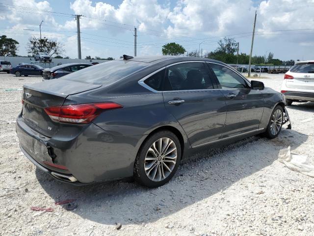 KMHGN4JE9HU203843 - 2017 GENESIS G80 BASE GRAY photo 3