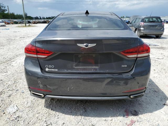 KMHGN4JE9HU203843 - 2017 GENESIS G80 BASE GRAY photo 6