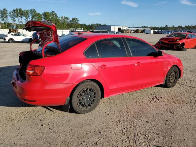 3VW2K7AJ8FM350627 - 2015 VOLKSWAGEN JETTA BASE RED photo 3