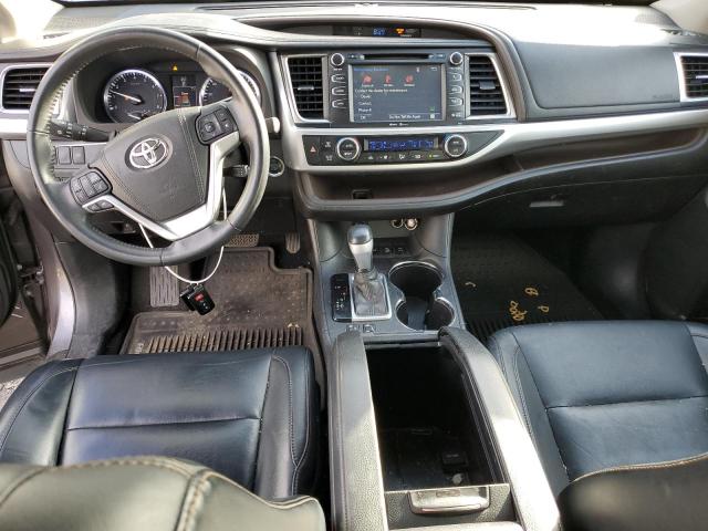 5TDJKRFH5FS143399 - 2015 TOYOTA HIGHLANDER XLE Մոխրագույն լուսանկար 8