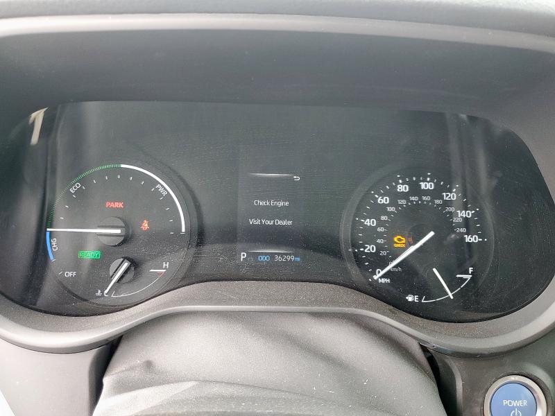 5TDYRKEC7MS074770 - 2021 TOYOTA SIENNA XLE رمادي صورة 9