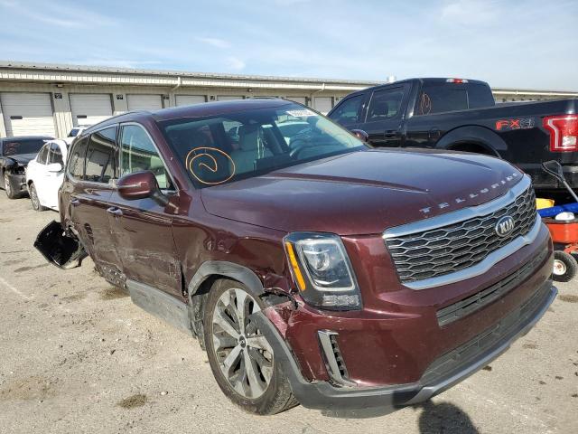 5XYP64HC0MG140343 - 2021 KIA TELLURIDE S BURGUNDY photo 1