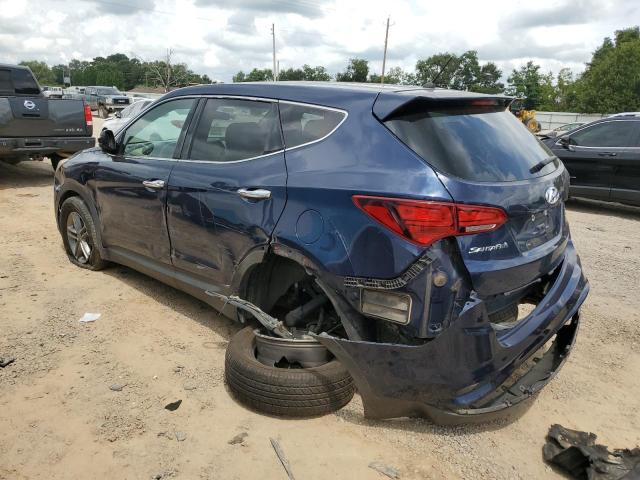 5XYZT3LB3JG556165 - 2018 HYUNDAI SANTA FE S BLUE photo 2