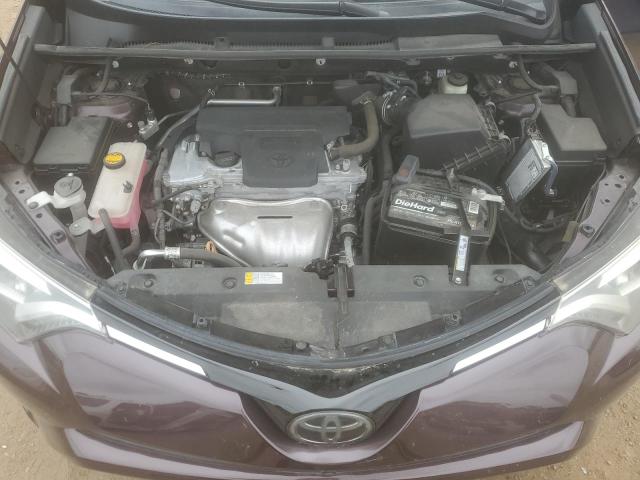 2T3DFREV6HW551310 - 2017 TOYOTA RAV4 LIMITED PURPLE photo 12