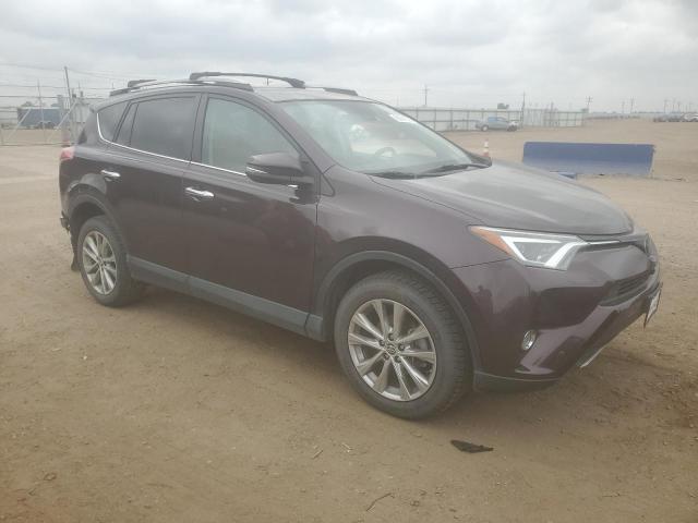 2T3DFREV6HW551310 - 2017 TOYOTA RAV4 LIMITED PURPLE photo 4