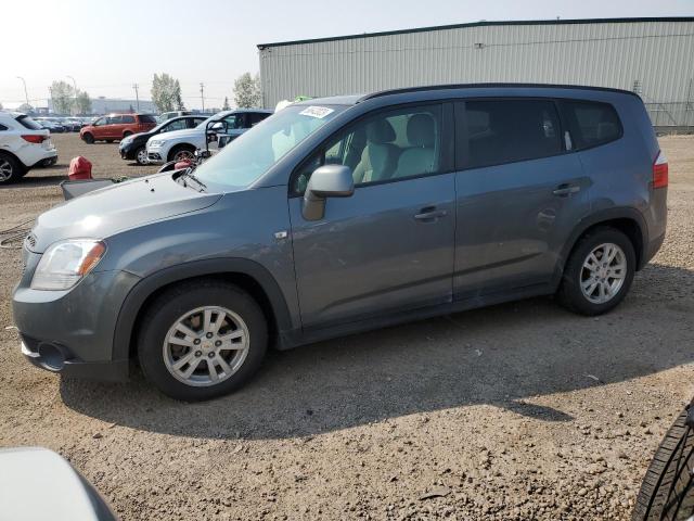 KL77P2EMXCK523128 - 2012 CHEVROLET ORLANDO LT GRAY photo 1