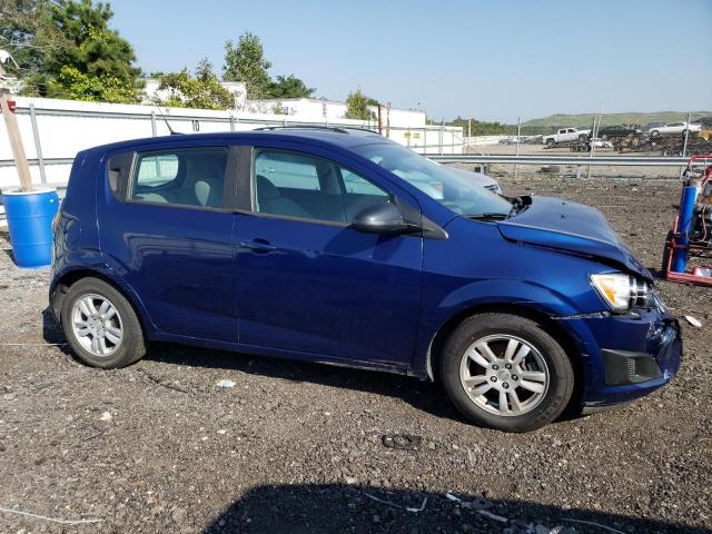 1G1JA6SHXC4219707 - 2012 CHEVROLET SONIC LS BLUE photo 4