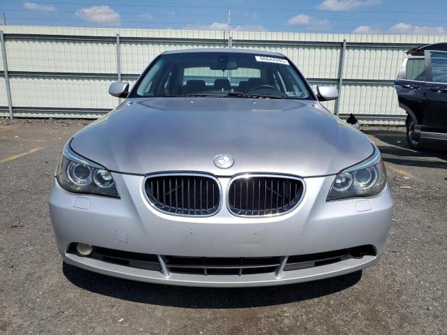 WBANA53565B859609 - 2005 BMW 525 I SILVER photo 5