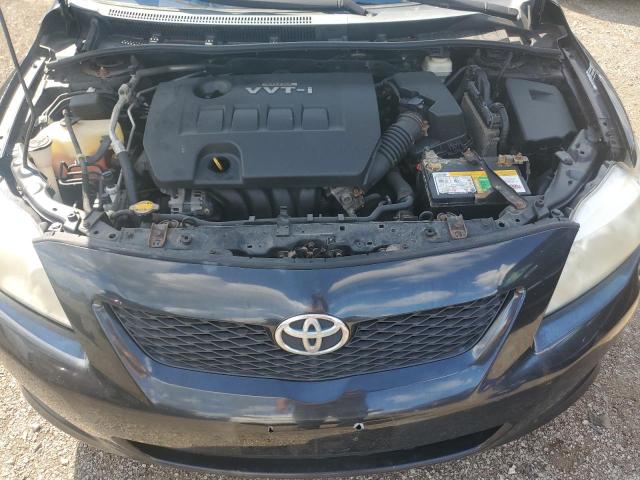 1NXBU4EEXAZ369429 - 2010 TOYOTA COROLLA BASE BLACK photo 11