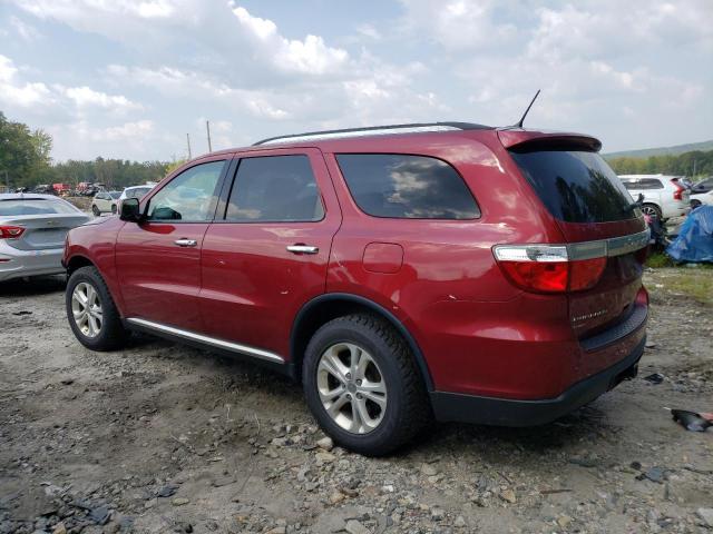 1C4RDJDG0DC559643 - 2013 DODGE DURANGO CREW RED photo 2