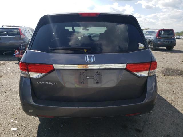 5FNRL5H40FB057358 - 2015 HONDA ODYSSEY EX GRAY photo 6