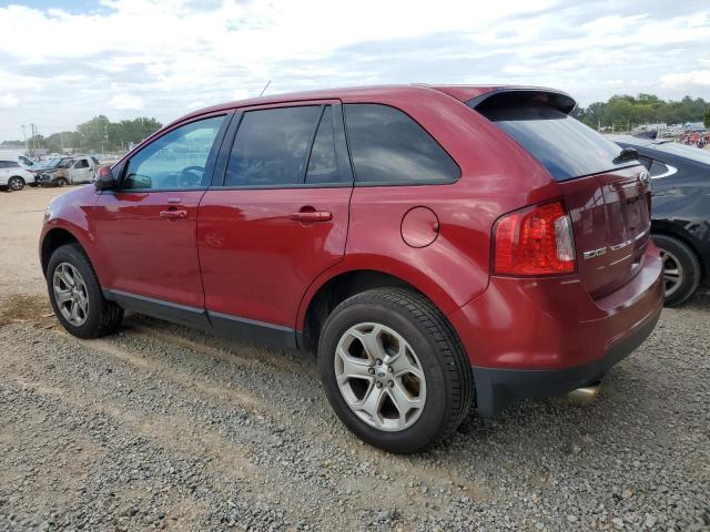 2FMDK3JC1EBA02332 - 2014 FORD EDGE SEL RED photo 2