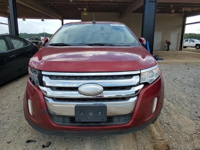 2FMDK3JC1EBA02332 - 2014 FORD EDGE SEL RED photo 5