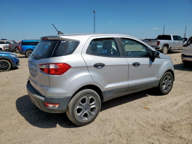 MAJ3S2FE0LC384537 - 2020 FORD ECOSPORT S SILVER photo 3