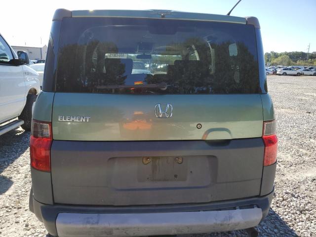 5J6YH28593L052828 - 2003 HONDA ELEMENT EX GREEN photo 6