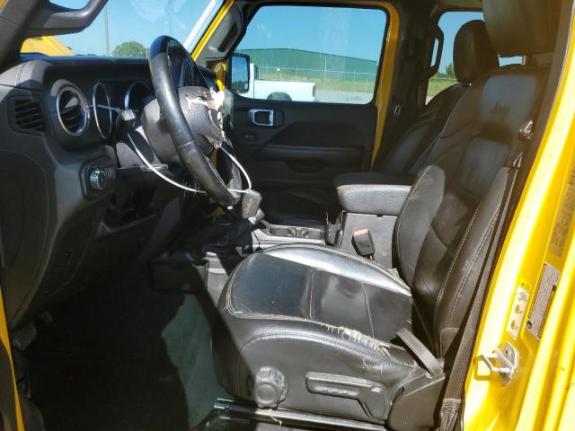 1C4HJXEG5KW544492 - 2019 JEEP WRANGLER U SAHARA ყვითელი ფოტო 7