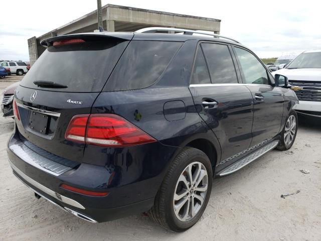 4JGDA5HB7JB066340 - 2018 MERCEDES-BENZ GLE 350 4MATIC BLUE photo 3