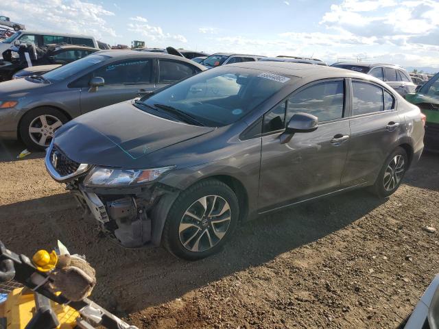 19XFB2F8XDE088419 - 2013 HONDA CIVIC EX GRAY photo 1