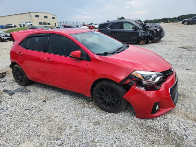 2T1BURHE8GC553352 - 2016 TOYOTA COROLLA L RED photo 4