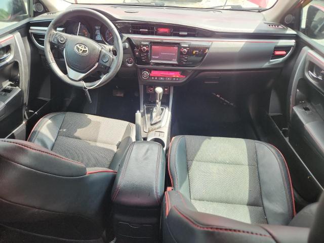 2T1BURHE8GC553352 - 2016 TOYOTA COROLLA L RED photo 8