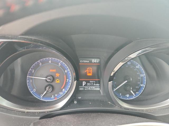 2T1BURHE8GC553352 - 2016 TOYOTA COROLLA L RED photo 9