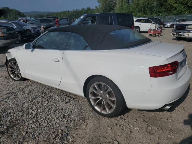 WAUCFAFH4DN015721 - 2013 AUDI A5 PREMIUM WHITE photo 2